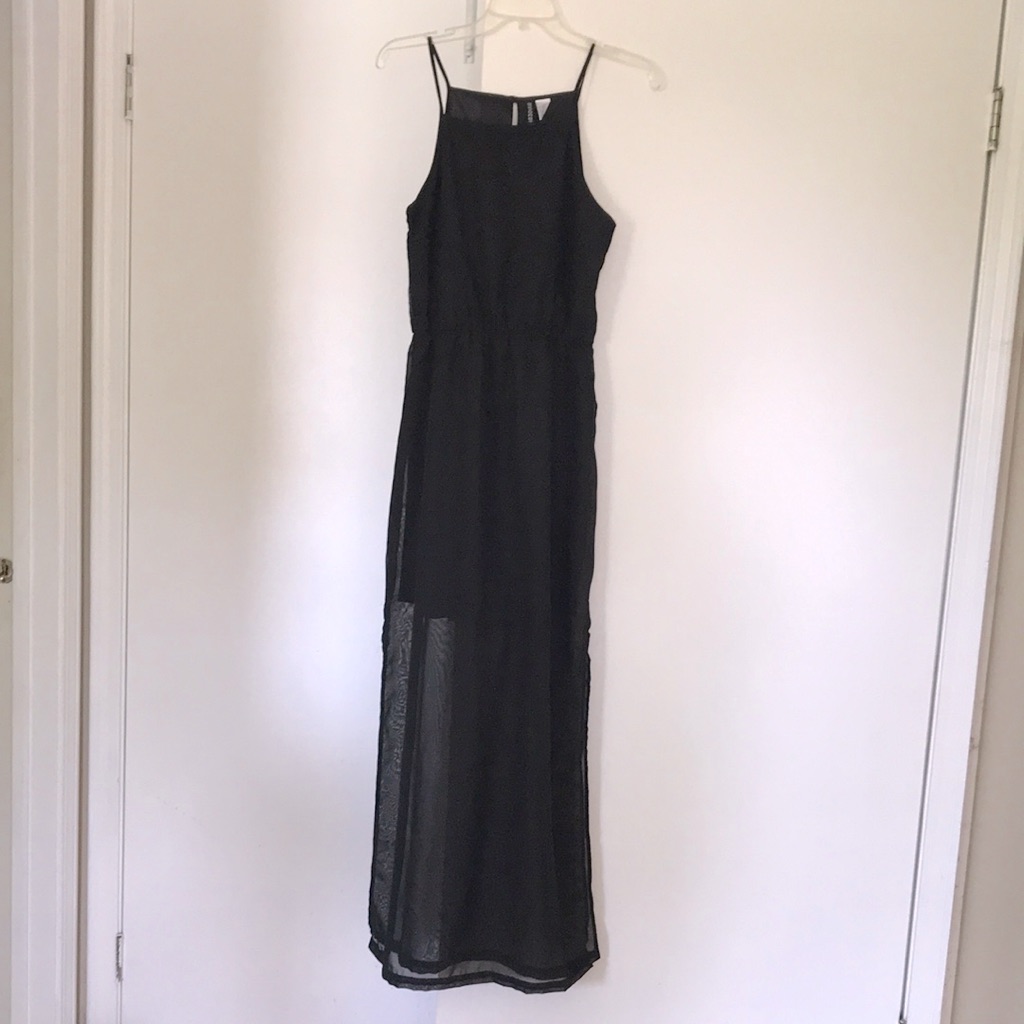 H&M Long Black Dress
